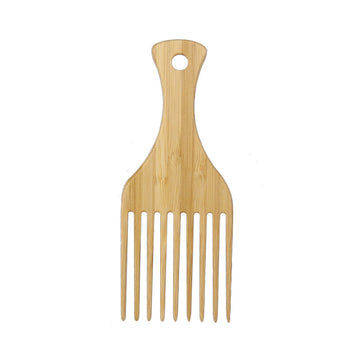 Peigne Afro en Bambou Naturel